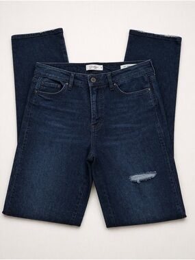 JESSICA SIMPSON Flirt Bootcut Jeans Women’s 28 Dark Wash Mid Rise Stretch Denim